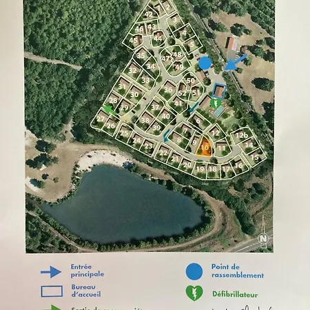 شاليه Chalet Chaleureux Tout Confort Dans Domaine Avec Piscine Au Coeur Des Landes Bord De Lac Avec Plage Amenagee *